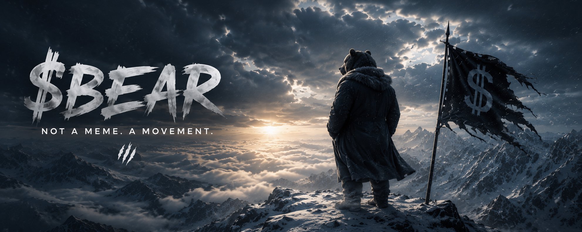 The Bear above the clouds — Not a meme. A movement.